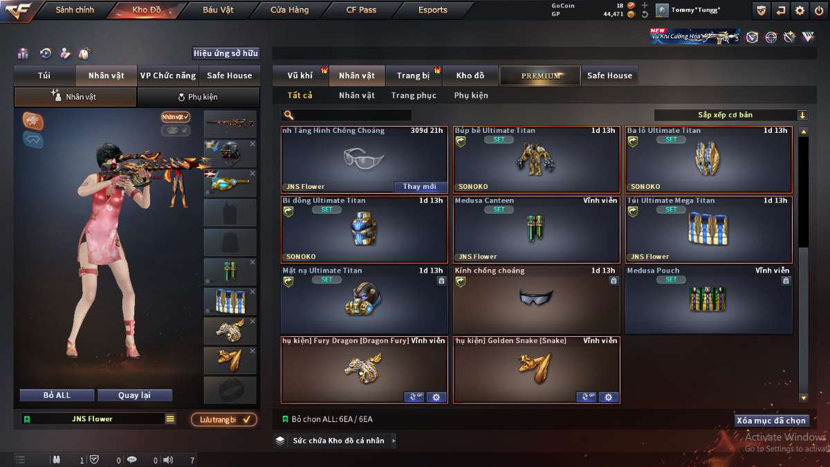 shop acc cf uy tin gia re